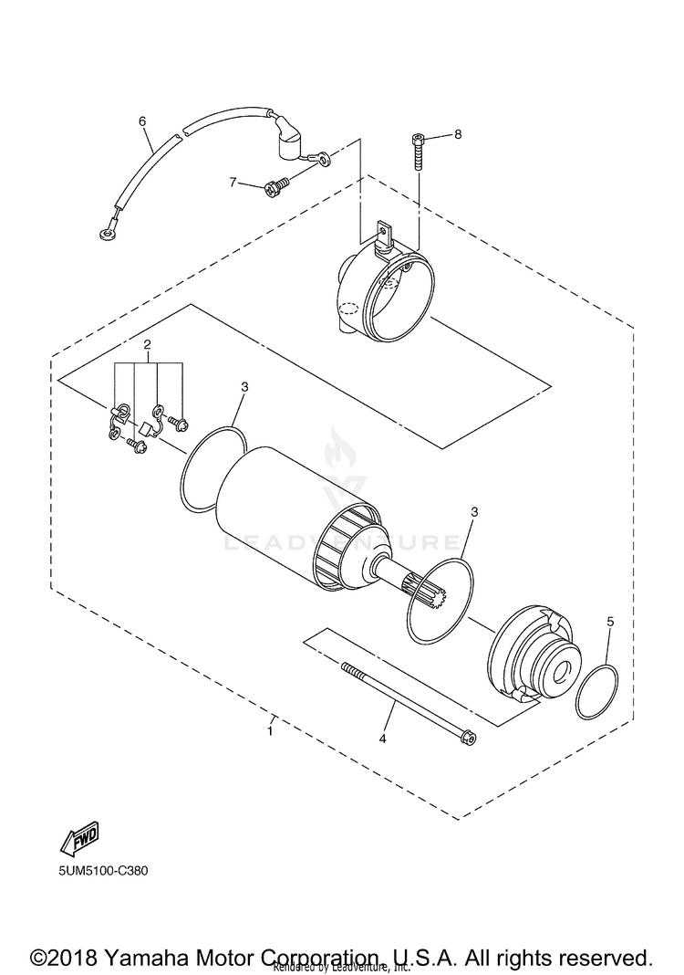 Starting Motor Schematic
