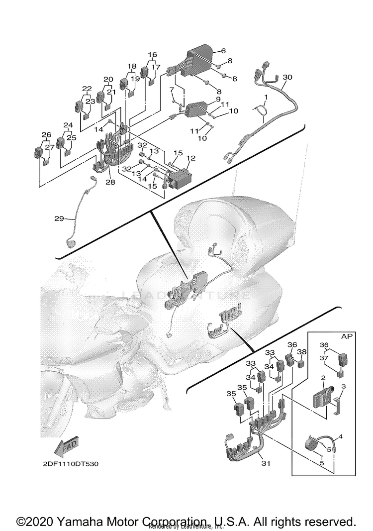 Electrical 3 STAR VENTURE - XV19FLGY - 2020 Schematic