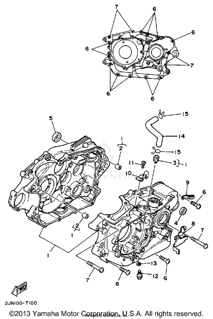 Crankcase Schematic