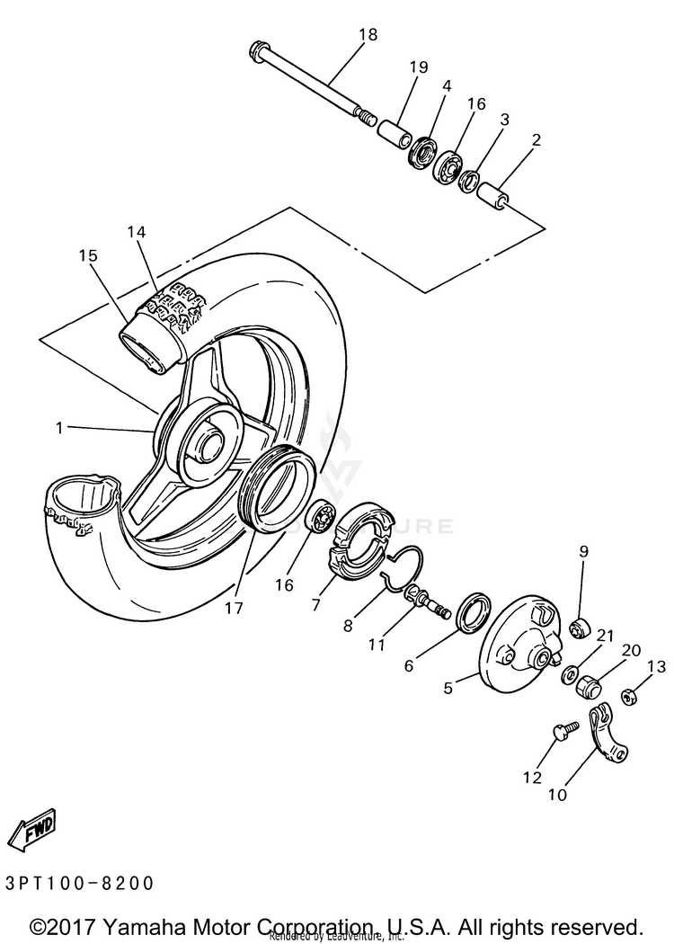 Front Wheel Schematic