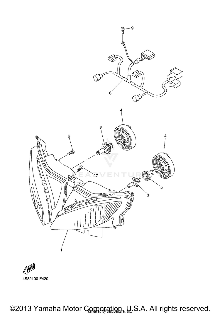 Headlight Schematic