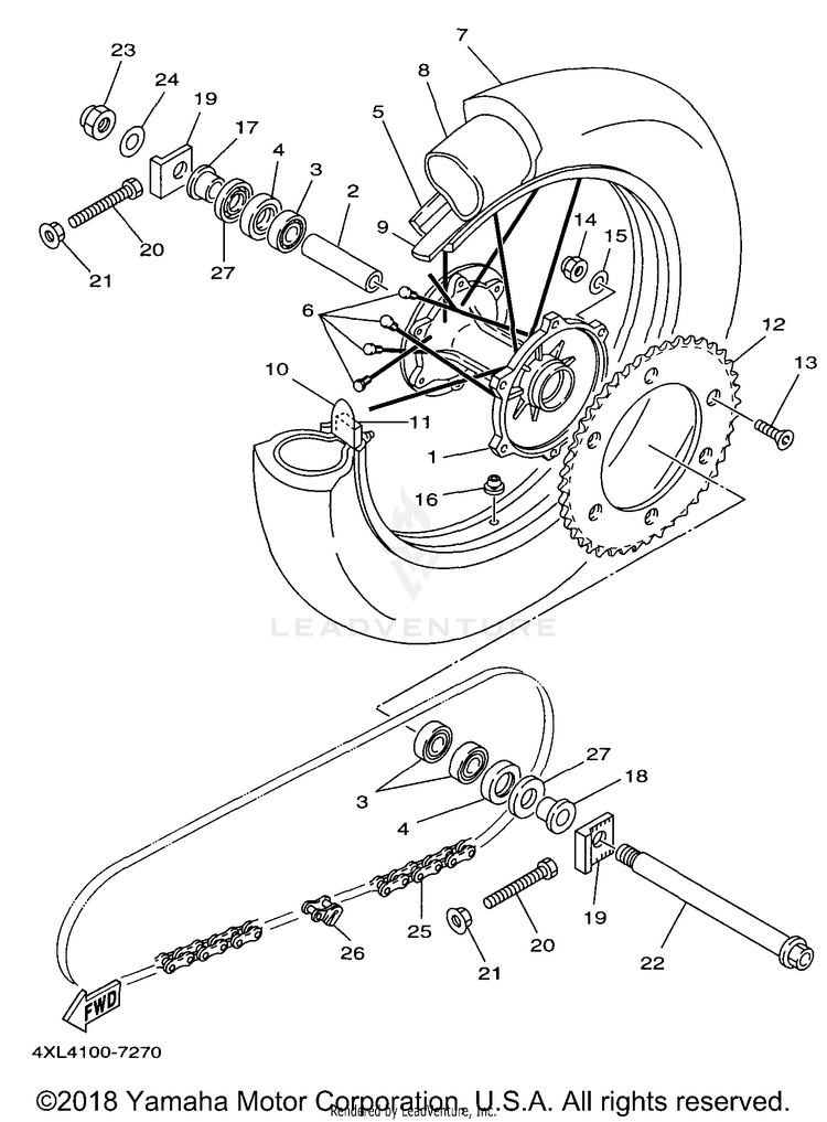 Rear Wheel Schematic