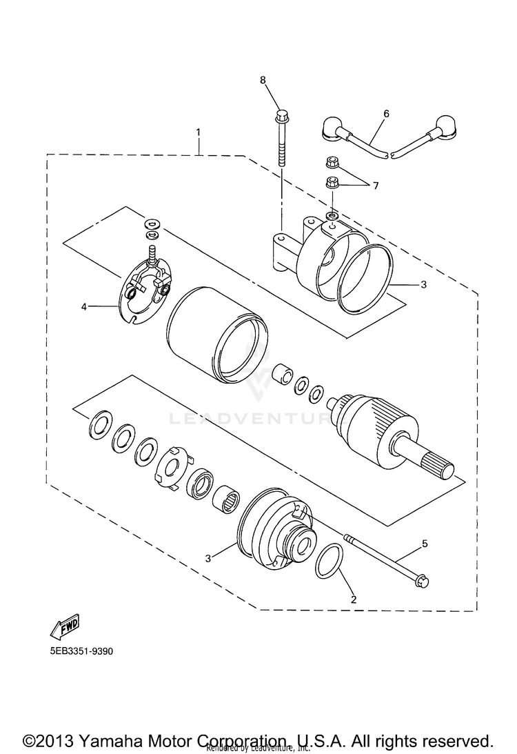 Starting Motor Schematic