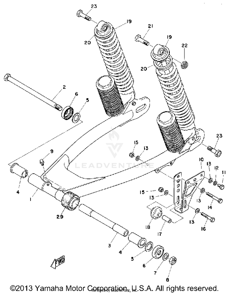 Rear Arm - Rear Cushion Schematic