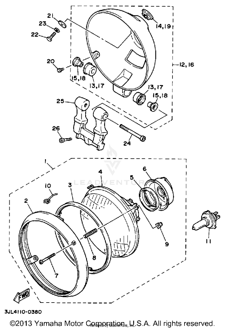 Headlight Schematic