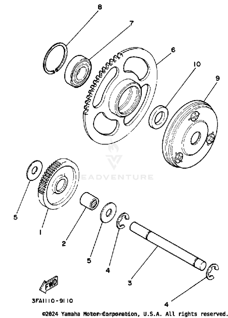 Starter Clutch Schematic