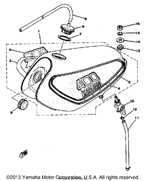 Fuel Tank Yz400c Schematic