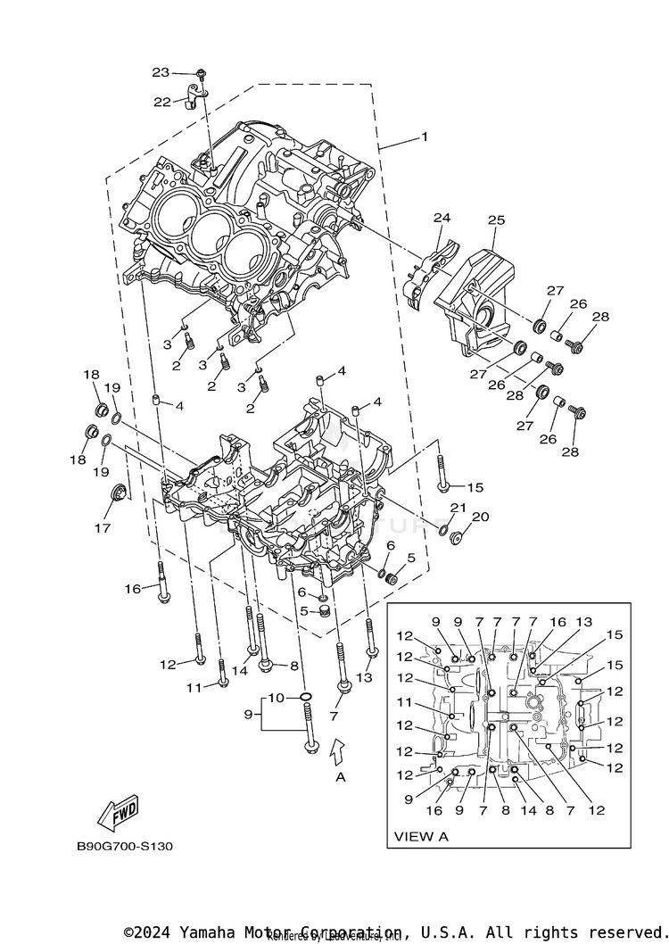 Crankcase Schematic
