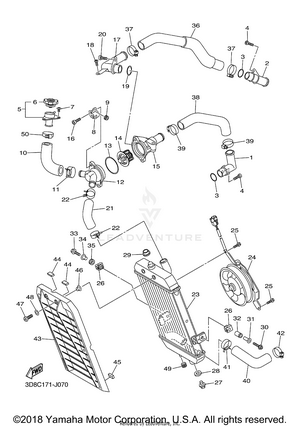 Radiator Hose Schematic