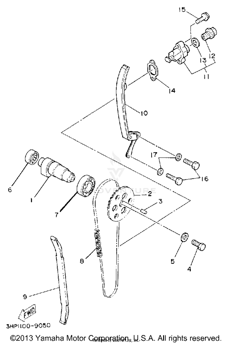 Camshaft-Chain Schematic