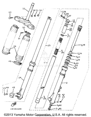 Front Fork Schematic