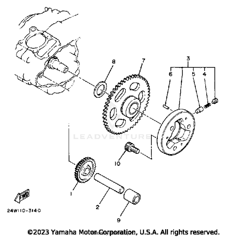 Starter Clutch Schematic