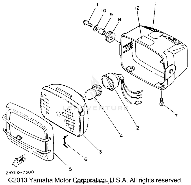 Headlight Schematic