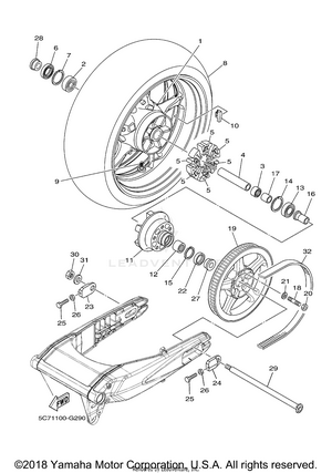 Rear Wheel Schematic