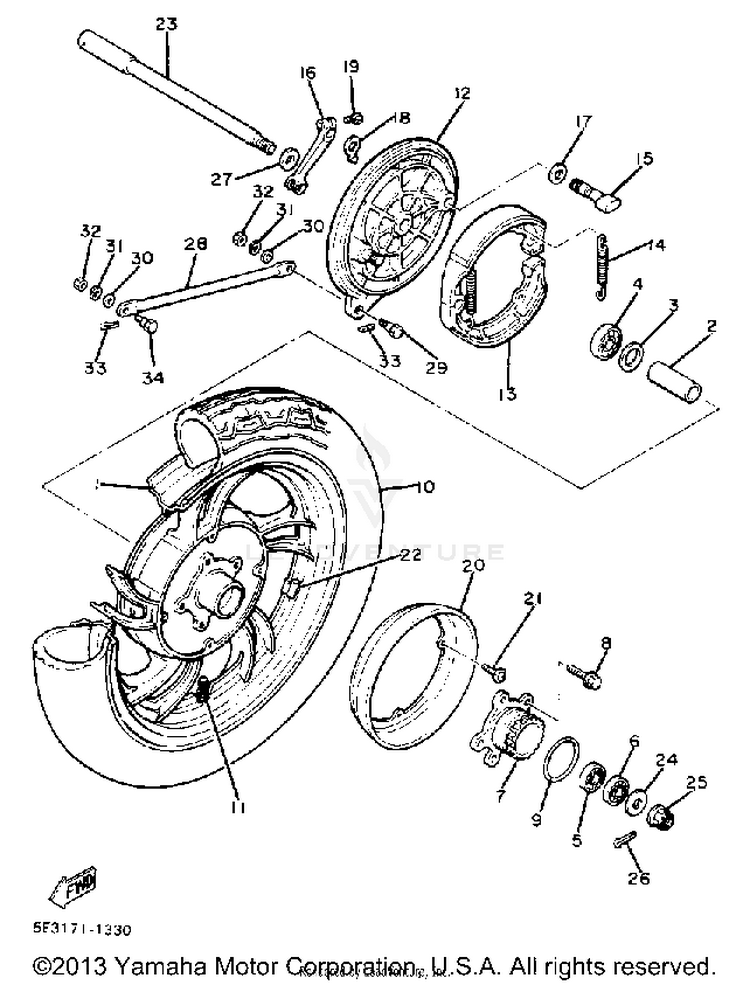 Rear Wheel Schematic