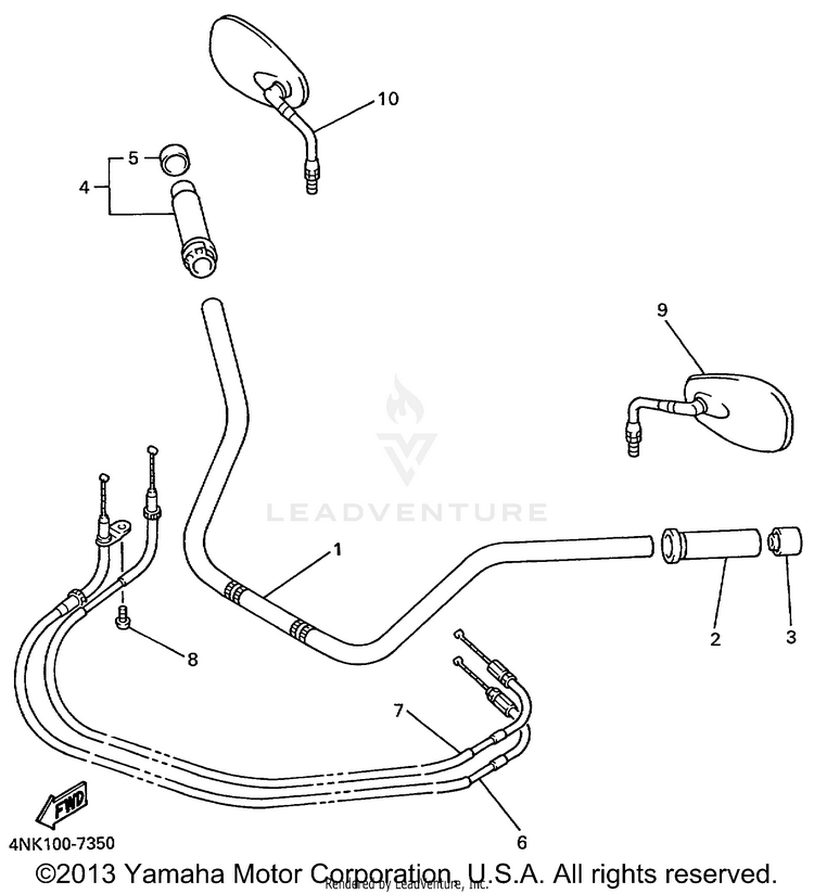 Steering Handle Cable Schematic