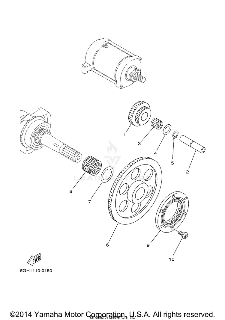 Starter Clutch Schematic