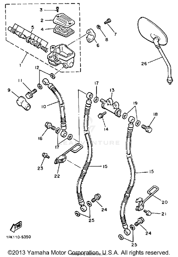Front Master Cylinder 1 Schematic