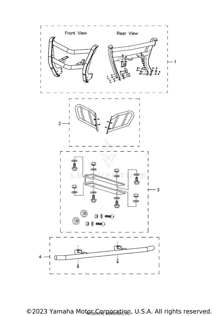 Optional Guards VIKING VI EPS RANCH - YXC70VPRJC - 2018 Schematic