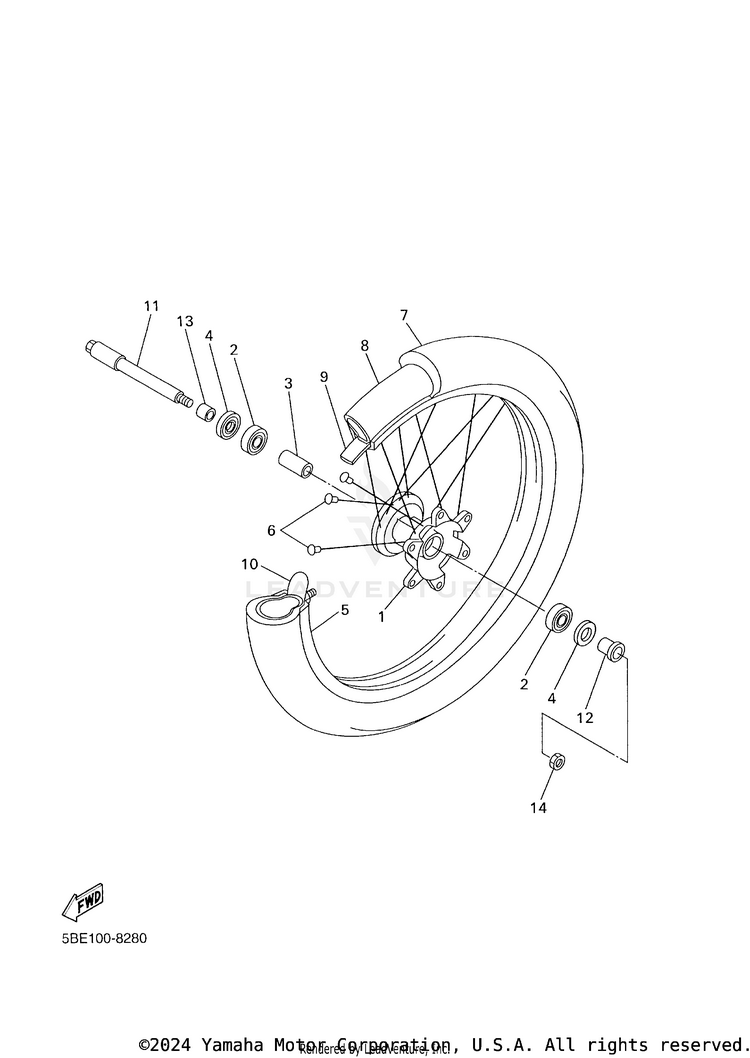 Front Wheel Schematic