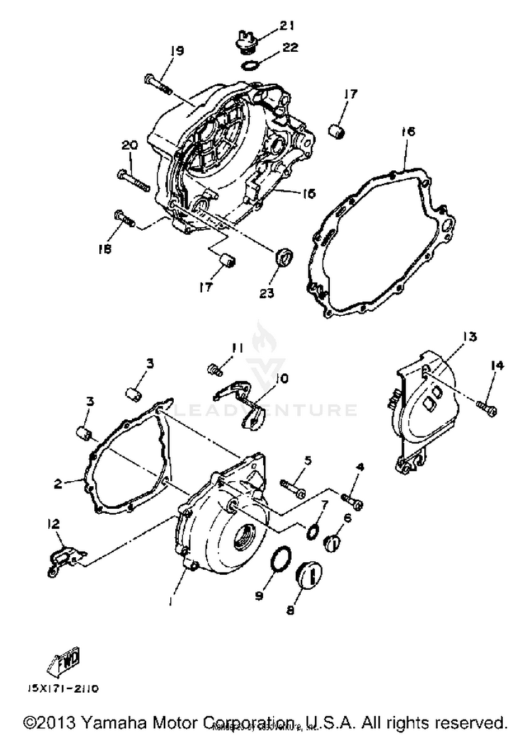 Crankcase Cover Schematic