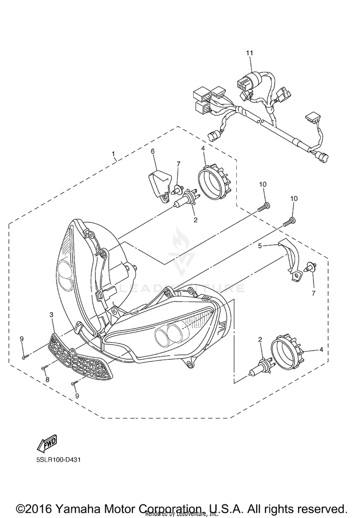 Headlight Schematic