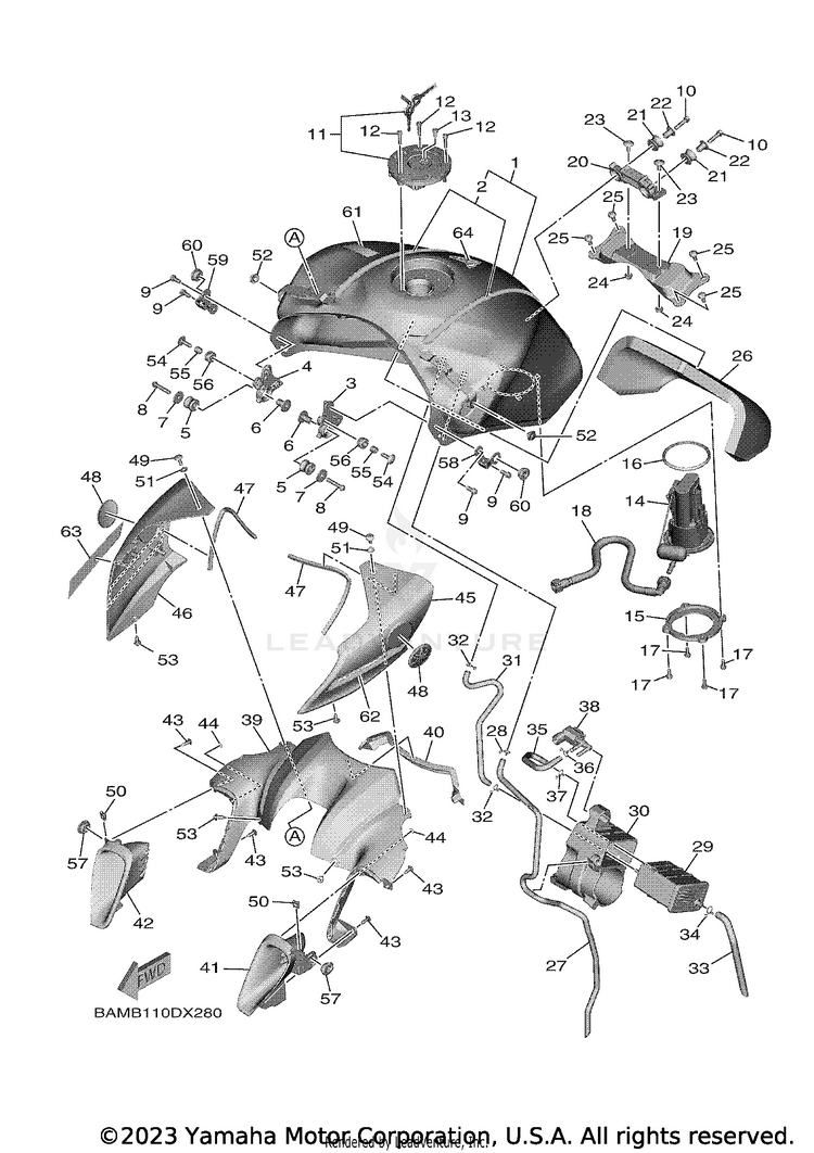 Fuel Tank 2 (For Cal) Schematic