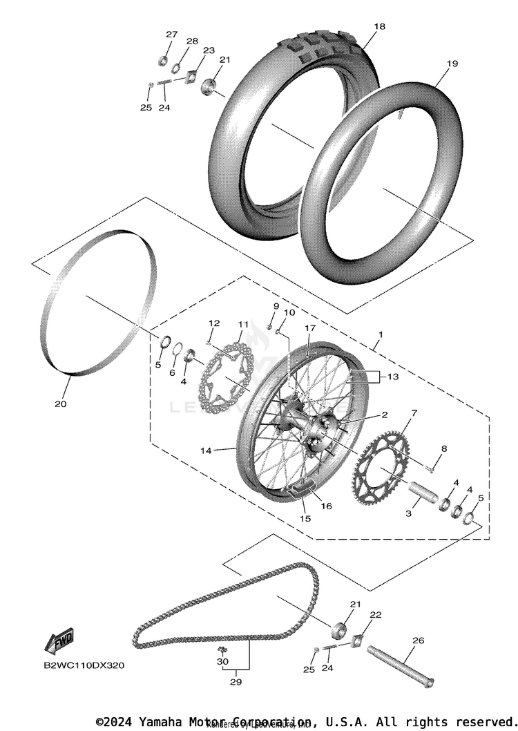 Rear Wheel Schematic