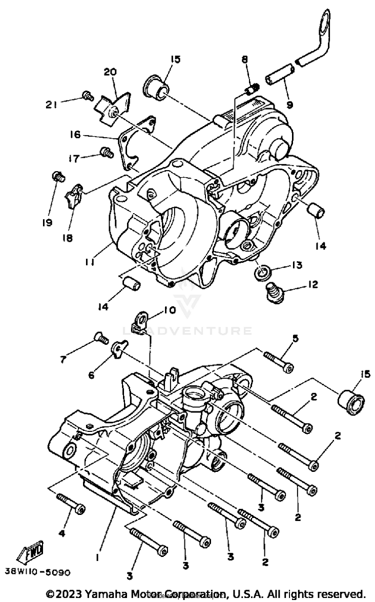Crankcase Schematic