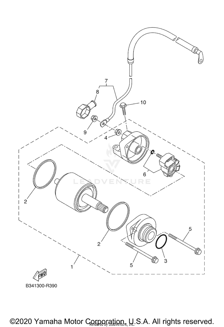 Starting Motor Schematic