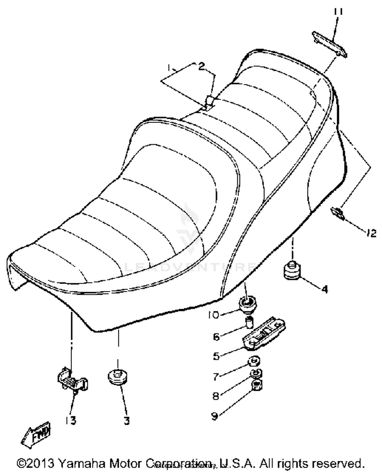 Seat XS1100H - 1981 Schematic