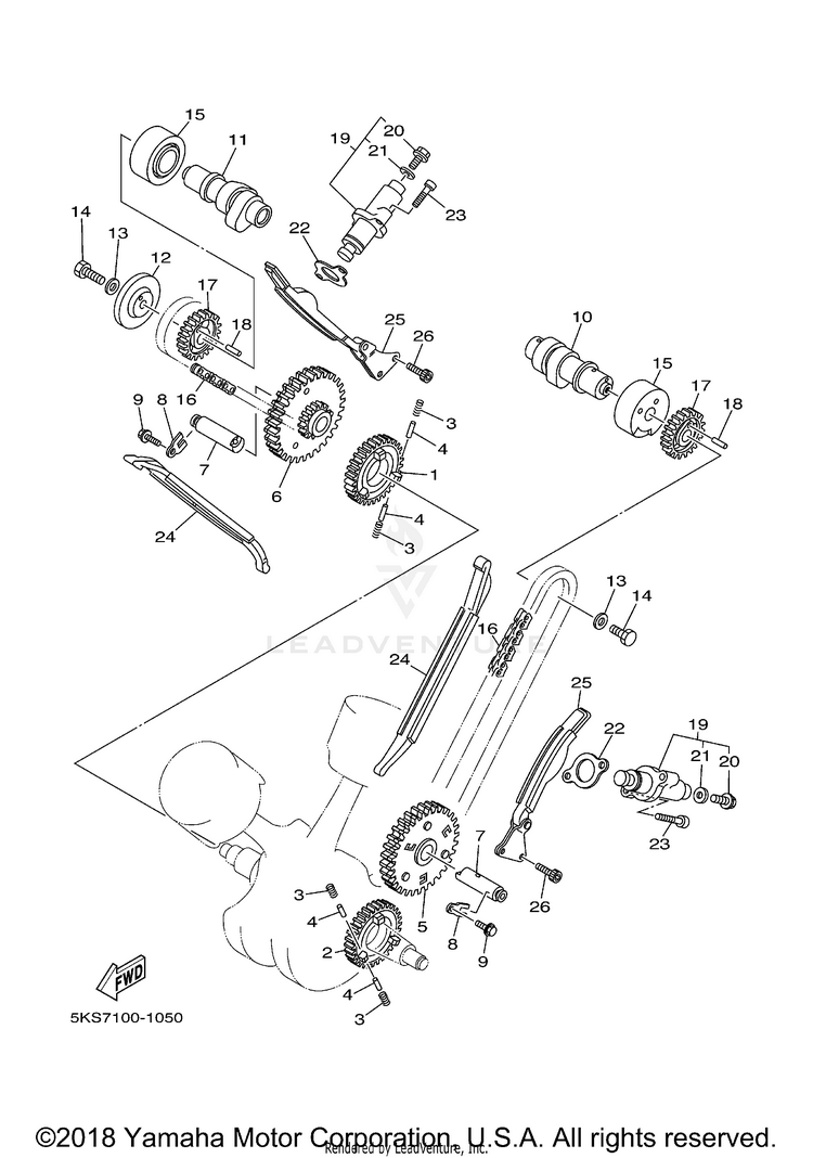 Camshaft Chain Schematic