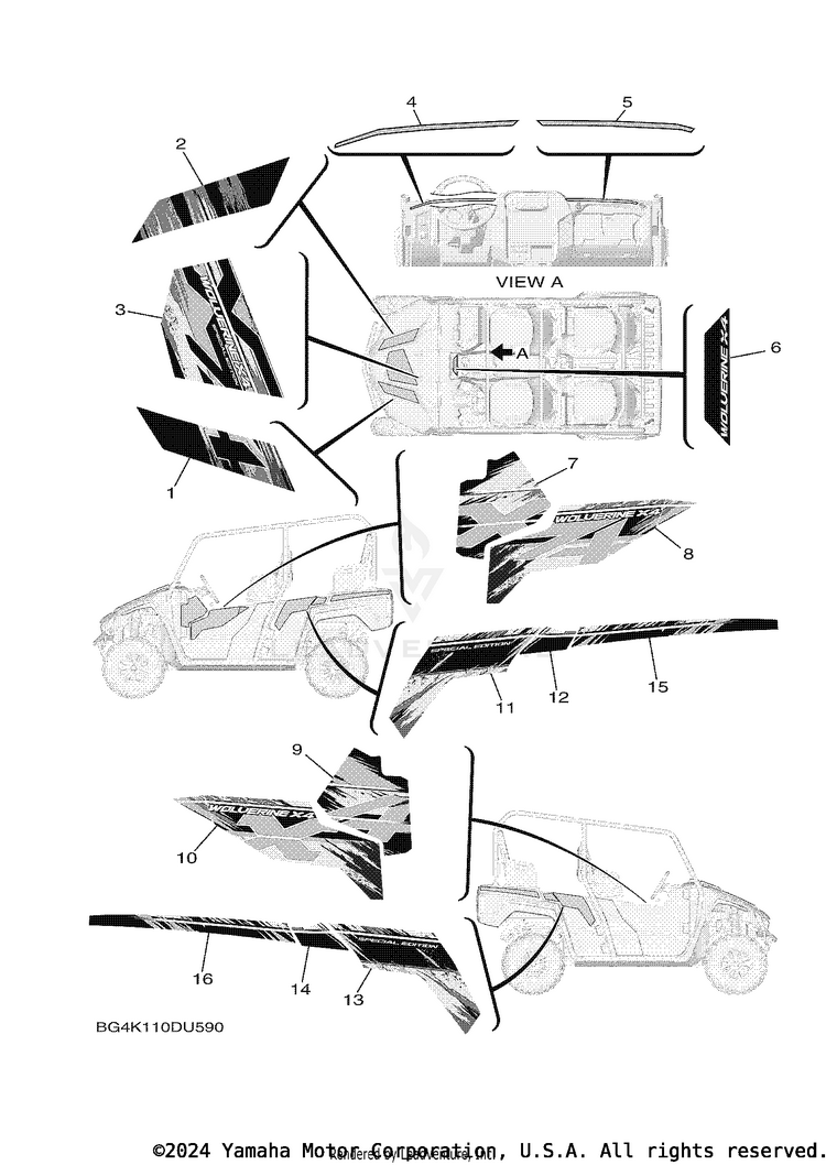 Graphics WOLVERINE X4 SE - YXF85WPSKB - 2019 Schematic