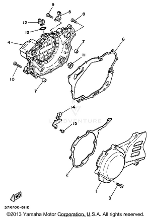 Crankcase Cover Schematic