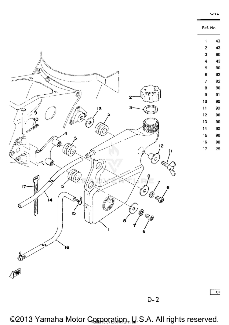 Oil Tank Schematic