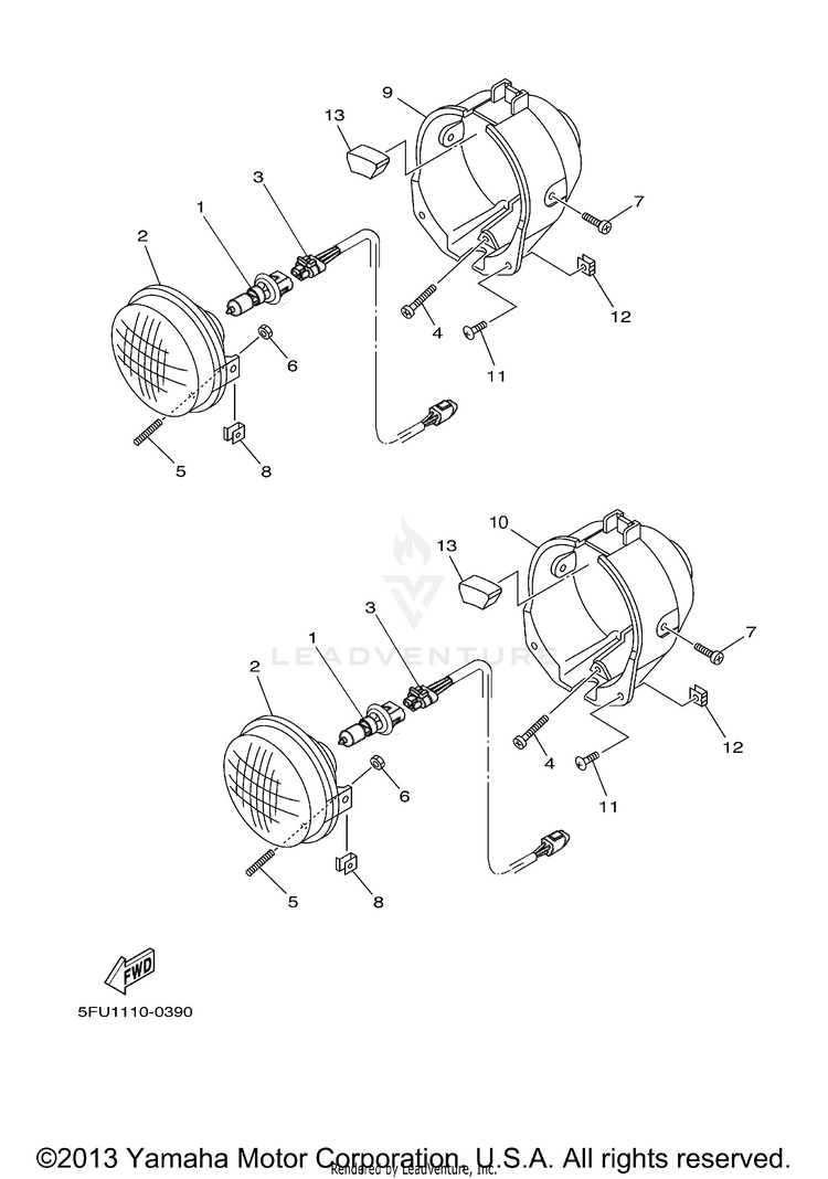 Headlight Schematic