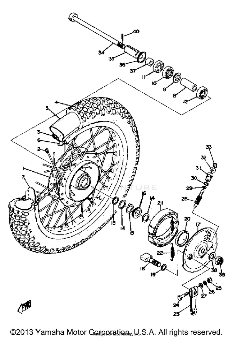 Front Wheel Schematic