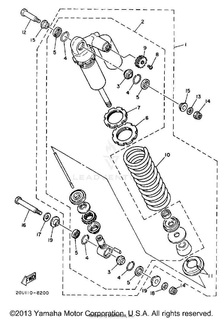Rear Shocks Schematic