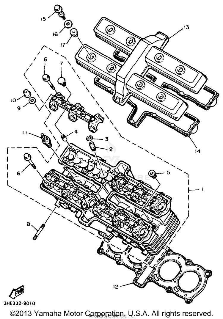 Cylinder Head Schematic
