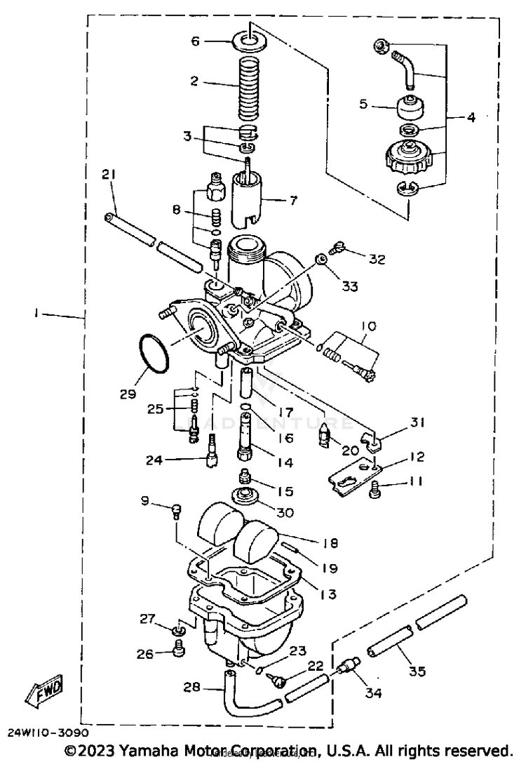 Carburetor Ytm200l Schematic