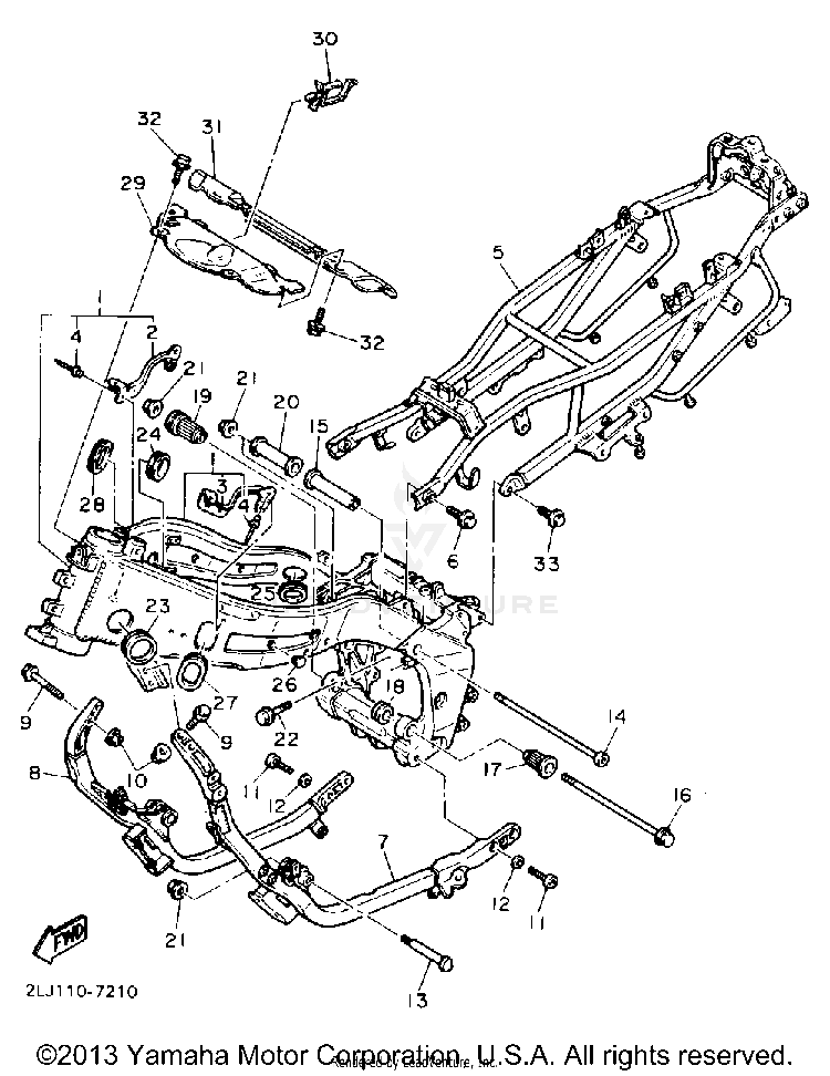 Frame California Model Only Schematic