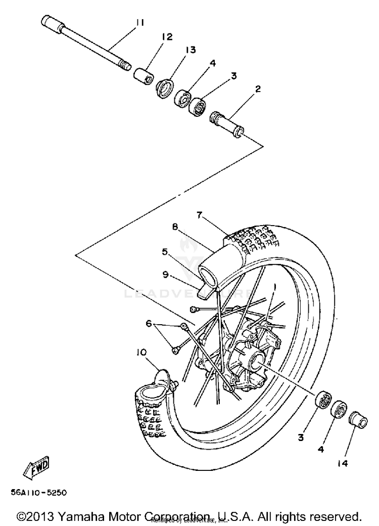 Front Wheel Schematic