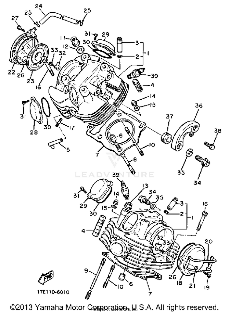 Cylinder Head Schematic