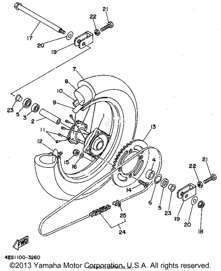 Rear Wheel Schematic