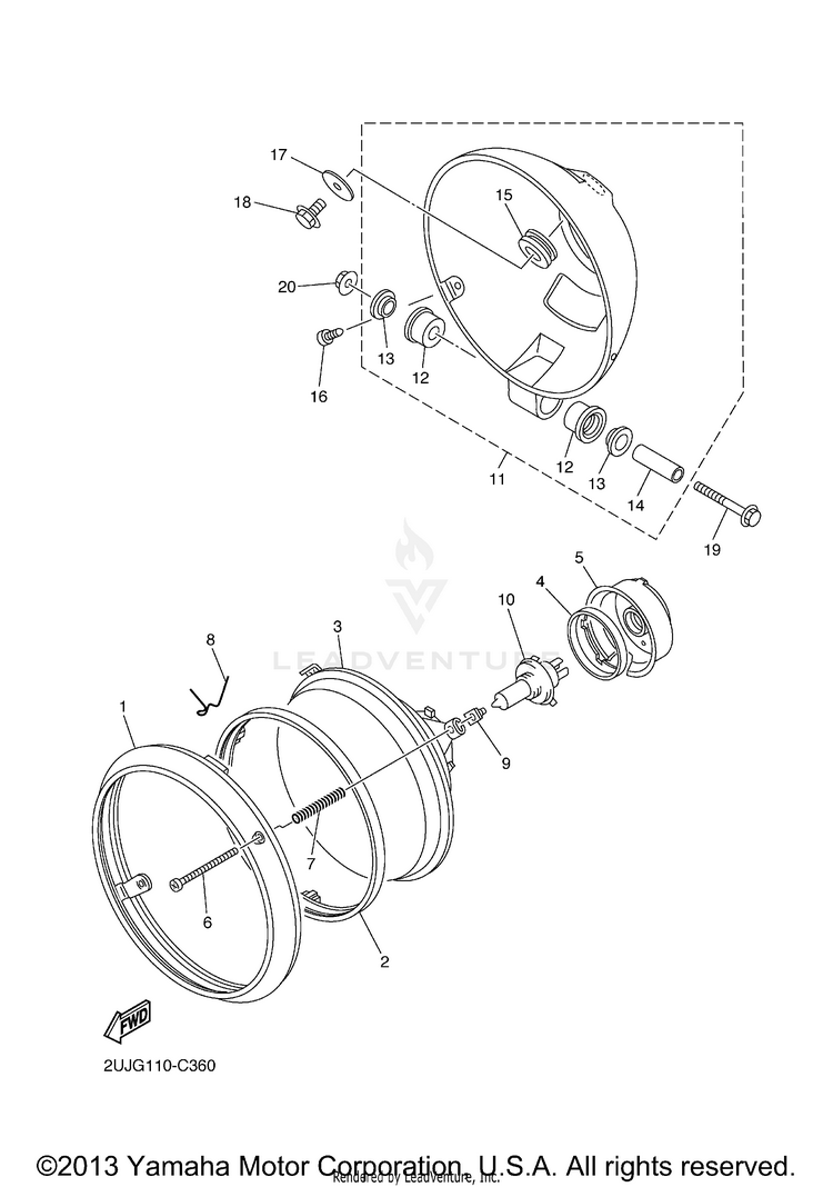 Headlight Schematic