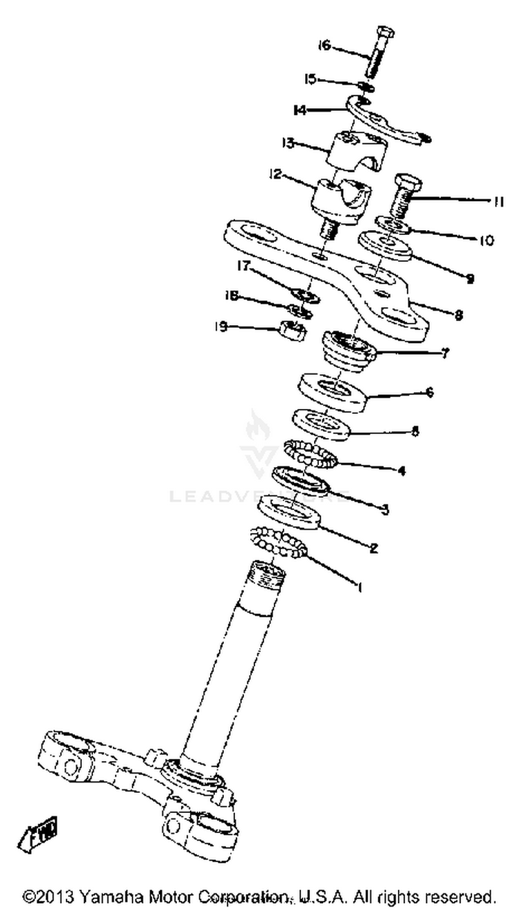 Steering Yz80b Schematic