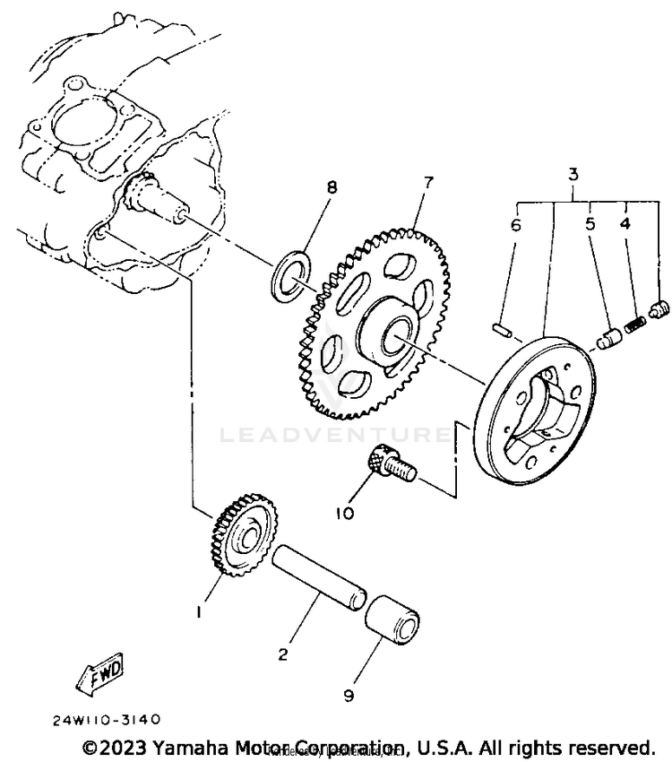 Starter Clutch Schematic