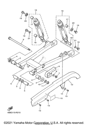 Rear Arm Suspension Schematic