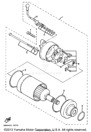 Starting Motor Schematic