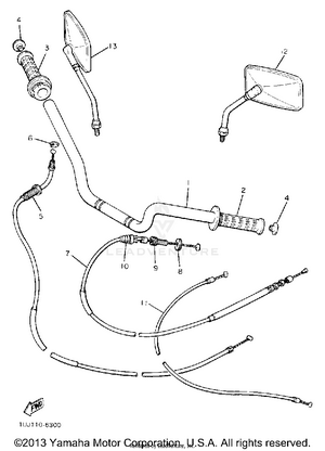 Handlebar Cable Schematic
